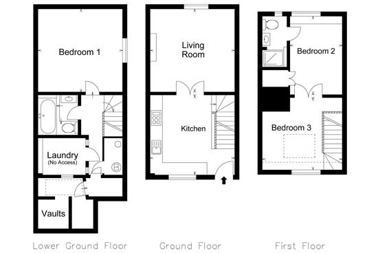 Benson Cottage floor plan